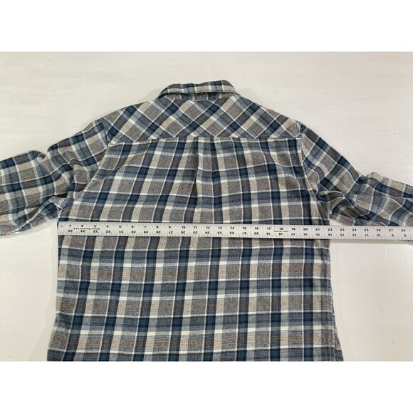 Katin Flannel Shirt Men’s M Blue Plaid Button Up Long Sleeve Casual Outdoors - Picture 10 of 11